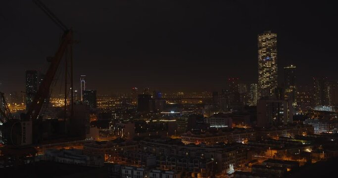 Night city time lapse
