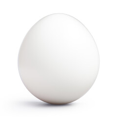 Fresh Egg on white background