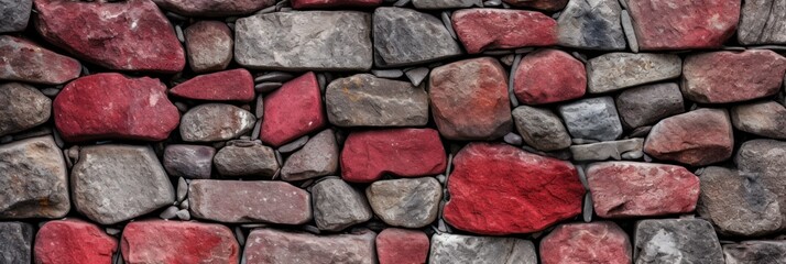 crimson wallpaper for seamless cobblestone wall or road background