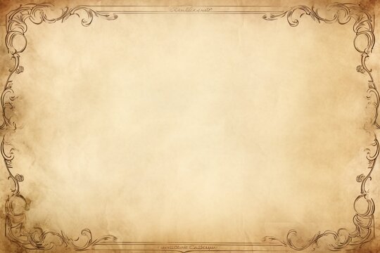vintage background with frame for text