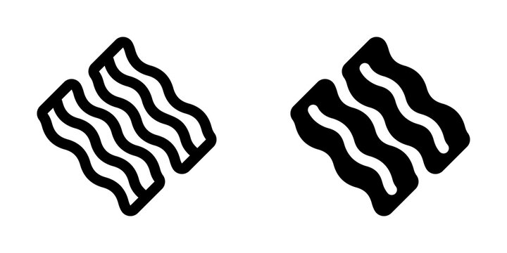 Editable bacon vector icon. Part of a big icon set family. Perfect for web and app interfaces, presentations, infographics, etc