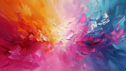Sweeping colors in motion on a vibrant abstract canvas - obrazy, fototapety, plakaty