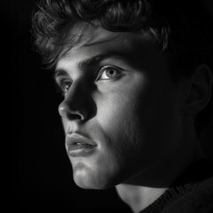 Fototapeta premium close up portrait of a man