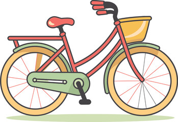 Obraz premium Vectorized Bike Share Concept City Cycling Lifestyle Vector