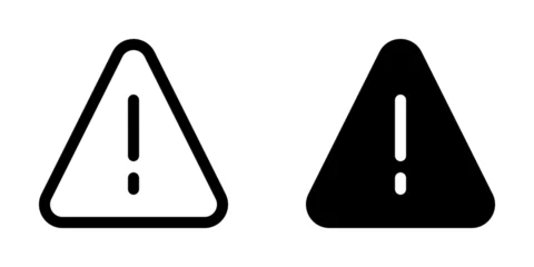 Fotobehang Editable vector alert warning danger triangle icon. Part of a big icon set family. Perfect for web and app interfaces, presentations, infographics, etc © Totto House