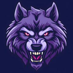 mascot logo wolf wolves head illustration