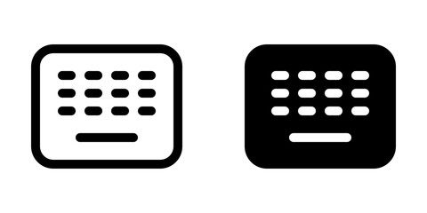 Editable vector wireless keyboard icon. Part of a big icon set family. Perfect for web and app interfaces, presentations, infographics, etc