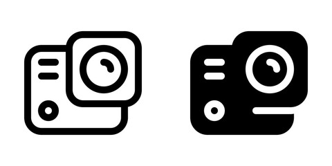 Editable vector action camera icon. Part of a big icon set family. Perfect for web and app interfaces, presentations, infographics, etc