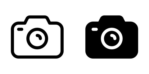 Editable vector photo digital camera icon. Part of a big icon set family. Perfect for web and app interfaces, presentations, infographics, etc