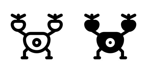 Editable vector drone icon. Part of a big icon set family. Perfect for web and app interfaces, presentations, infographics, etc