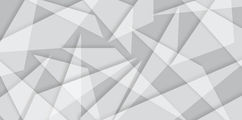 abstract soft grey and white square technology communication concept Geometry shine and layer element vector for presentation design. Decorative web layout or poster, banner Design.