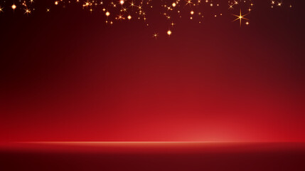 Holiday decorative border, festive background with festive star decoration