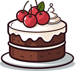 Vector Cakes Sweet Showcases Cake Vector Illustrations Revealed