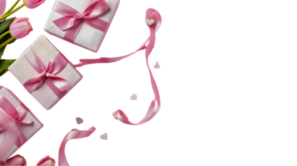 Pink gift box 