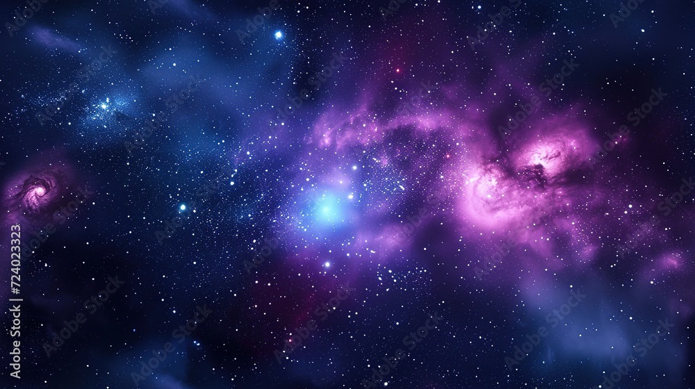 Wall mural perfect starry night sky background