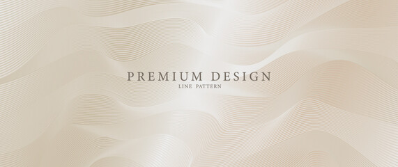 Elegant background design with gold line pattern. Premium abstract vector illustration for invitation, flyer, cover design, luxe invite, business banner, prestigious voucher.