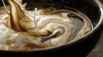 Captivating Fusion of Heavy Cream and Coffee