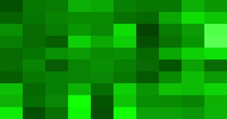 green pixel figures. Transition mask templates. Pixel transition	
