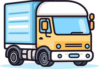Commercial Vehicle Vectors Detailed and Derse Depictions Vector Perspectes Commercial Vehicle Illustrations