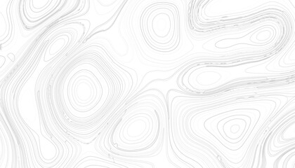 Topographic map background geographic line map with elevation assignments. Modern design with White background with topographic wavy pattern design. 