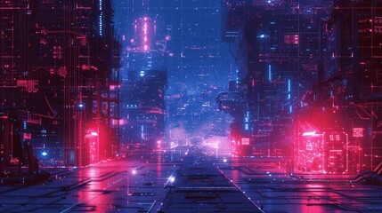 Blueprint for Anime Cyberpunk Settings Generative AI