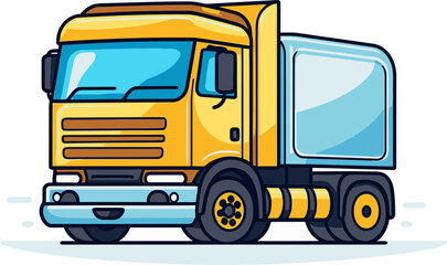 Dre Your Brand Commercial Vehicle Vector Illustrations That Impress Wheels of Commerce Vectorized Commercial Vehicle Design Inspirations