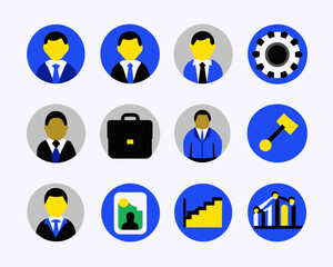 Fototapeta premium icon sheet business