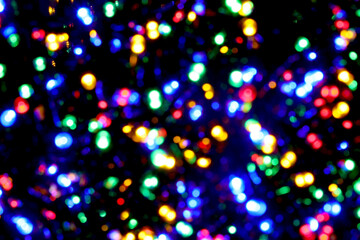 blurred background of many colored lights, ideal as a slightly hyptonic background