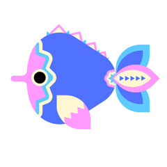poisson géométrique coloré