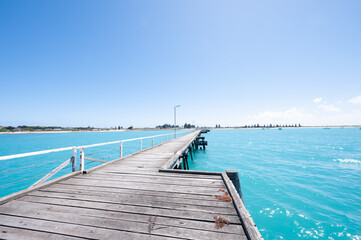 Fototapeta premium La jetée de Beachport en Australie, Australie-Méridionale
