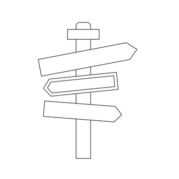 panneaux de signalisation noirs