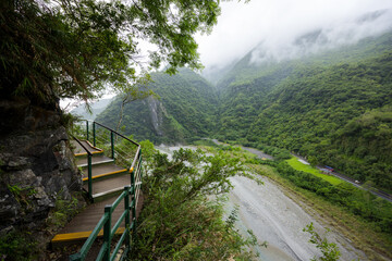 Hualien Taroko Shakadang Trail in the forest