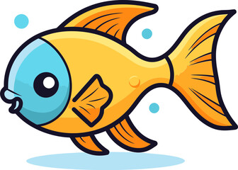 Aquatic Allegro Playful Fish Vector Imagery Surreal Swimmers Artistic Fish Vector Euphoria
