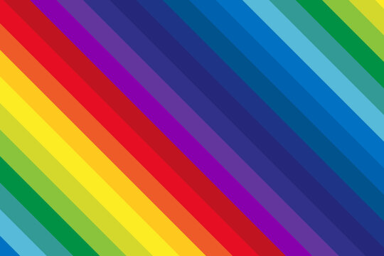 ride Month Rainbow Banner. LGBTQ+ Flag Background