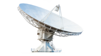 Satellite Dish. Isolated on a white background png like