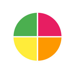 Fototapeta premium Pie Chart Vector