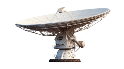 Satellite Dish. Isolated on a white background png like