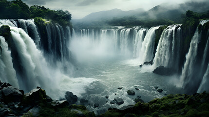 Fototapeta premium IIGUAZU waterfalls