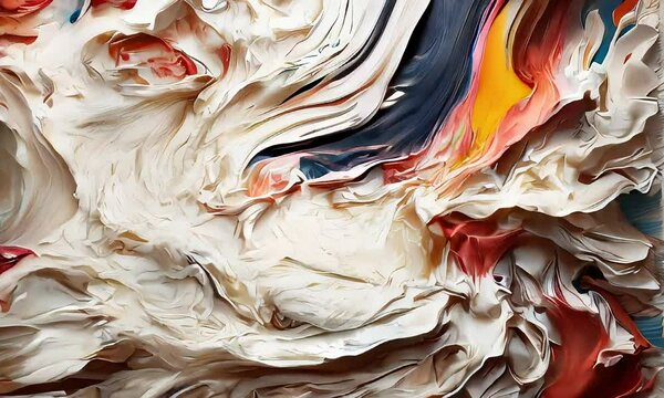 Colorful Ripples: Dynamic Patterns Formed by Moving Paint