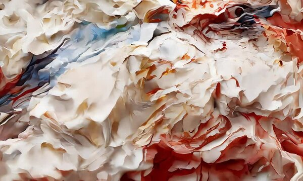 Aqueous Elegance: The Mesmerizing Motion of Paint on Display