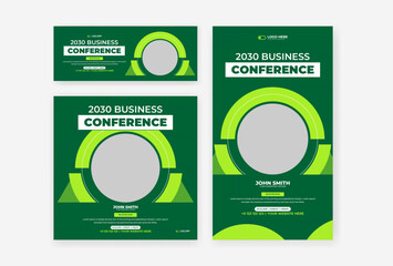 Conference template design bundle