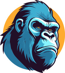 Gorilla Vector Illustration BundleElegant Gorilla Vector Design
