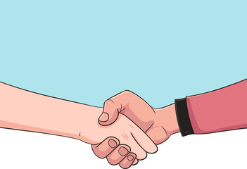 Agreement Gesture VectorTeamwork Handshake Symbol