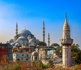 Fototapeta na wymiar Historical mosques in Istanbul 