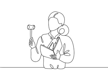 Court. Woman. Judge. Profession