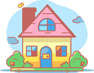 Vectorized House FoundationsHousehold Cleaning Vectors