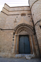 Fototapeta na wymiar Hardarpasa Mosque ( St. Catherine Church ) is in Cyprus.
