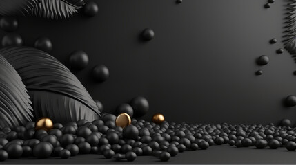Abstract Light Background with Balls, Illustration of Healthy Fruit Decoration and Christmas Water Drops in Macro Design