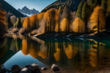 reflection in the lake