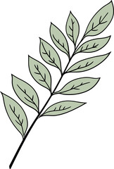 Seasonal Balance Harmonious Leaf Vector ElementsVibrant Greenery Lively Leaf Vector Patterns